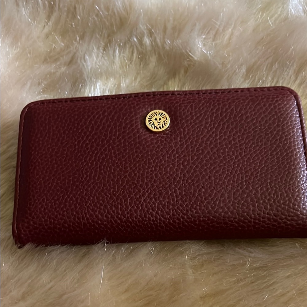 Anne Klein Burgundy Wallet